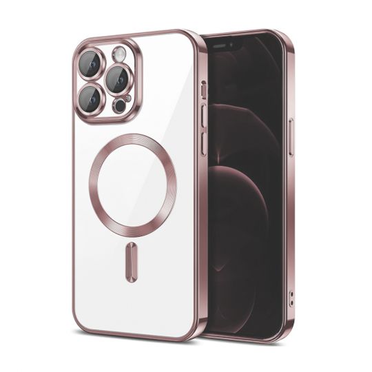 Coque avec MagSafe pour Apple iPhone 16e rose (06) mat