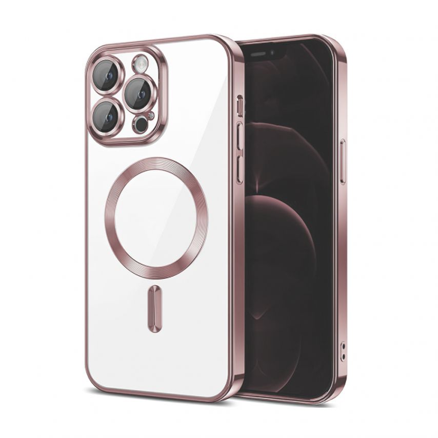 Coque avec MagSafe pour Apple iPhone 16e rose (06) mat