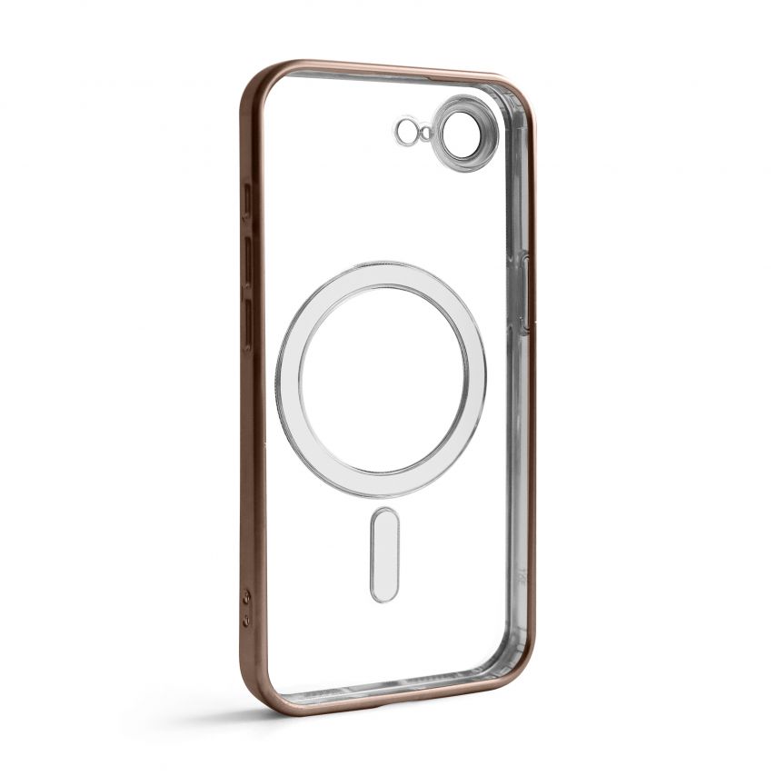 Hülle mit MagSafe für Apple iPhone 16e brown (13) matte