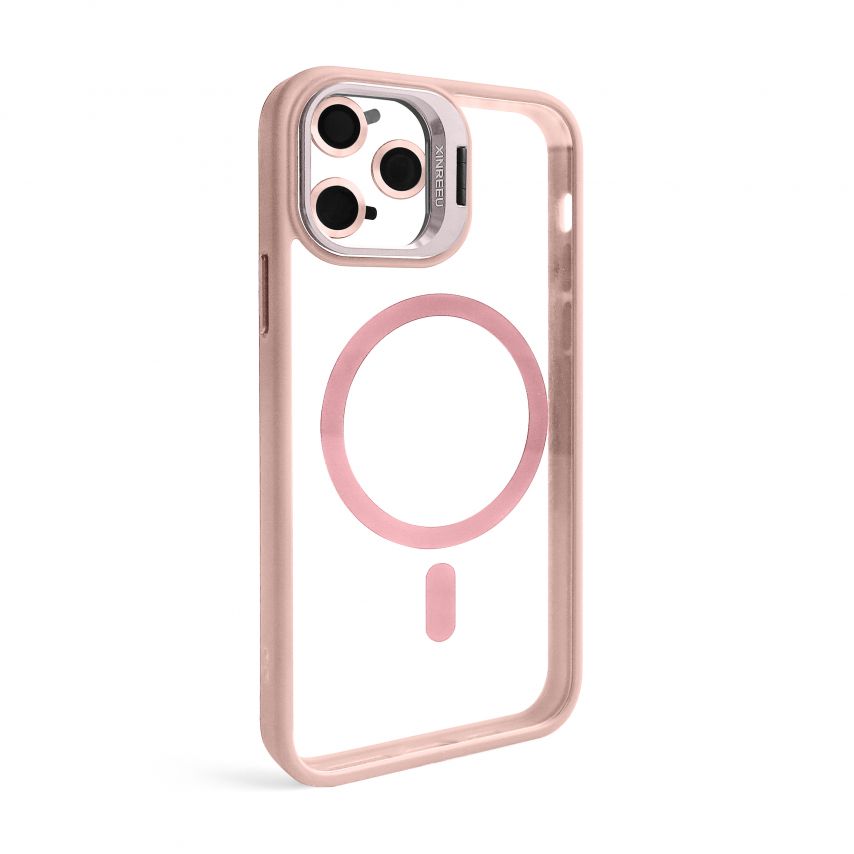 Case with MagSafe for Apple iPhone 11 Pro with stand and camera protection pink (10)