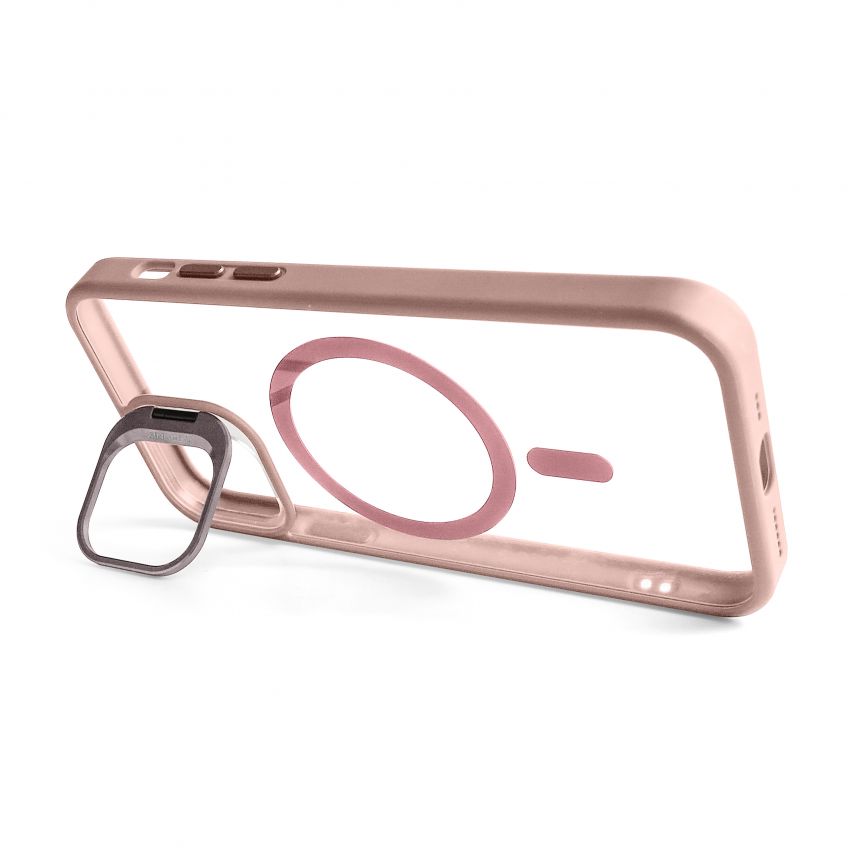Case with MagSafe for Apple iPhone 11 Pro with stand and camera protection pink (10)