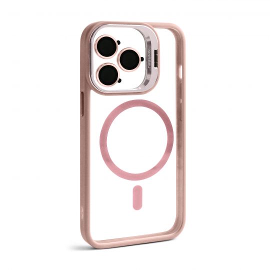 Case with MagSafe for Apple iPhone 13 Pro with stand and camera protection pink (10) - Buy for 5.90 € in Germany