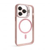 Case with MagSafe for Apple iPhone 13 Pro Max with stand and camera protection pink (10)