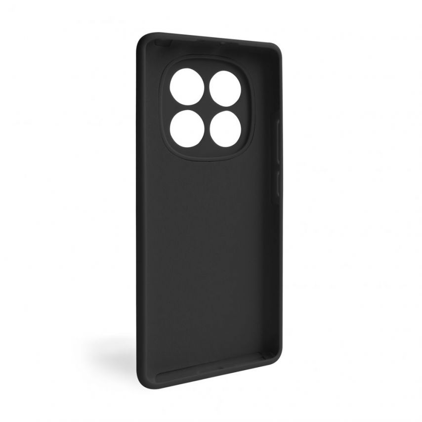 Hülle Full Silicone für Xiaomi Redmi Note 14 Pro black (18) (ohne Logo)
