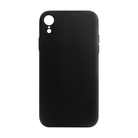 Hülle Full Silicone für Apple iPhone Xr black (18) (ohne Logo)