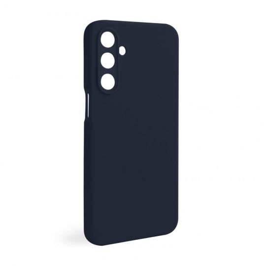 Coque intégrale en Silicone pour Samsung Galaxy A26 5G/A266 (2025) bleu foncé (08) (sans logo)