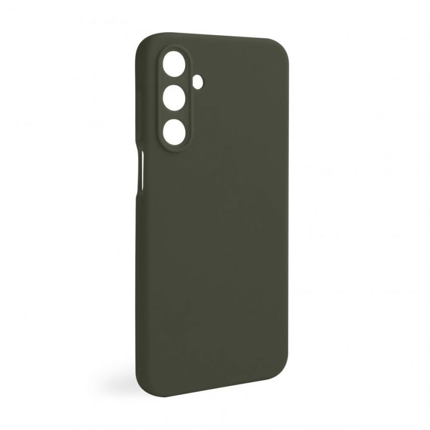 Coque intégrale en Silicone pour Samsung Galaxy A26 5G/A266 (2025) olive foncé (41) (sans logo)