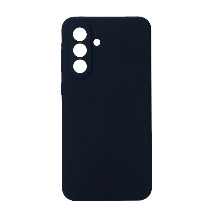 Coque intégrale en Silicone pour Samsung Galaxy A36 5G/A366 (2025) A56 5G/A566 (2025) bleu foncé (08) (sans logo)