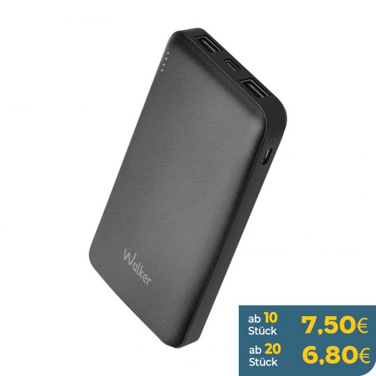 Power Bank WALKER WB-411 10000mAh schwarz - Kaufen Sie für 12.35 € in Deutschland