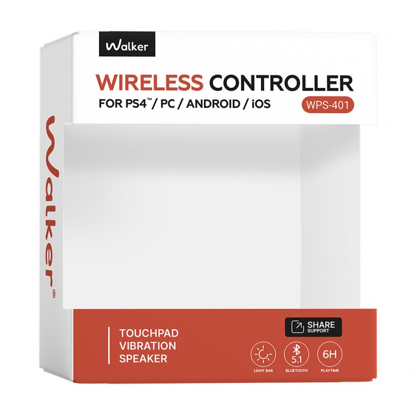 Wireless Gamepad WALKER WPS-401 black