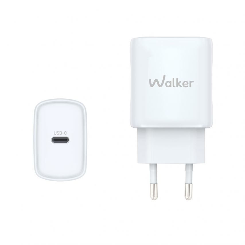 Network Charger (Adapter) WALKER WH-64 PD_25W white