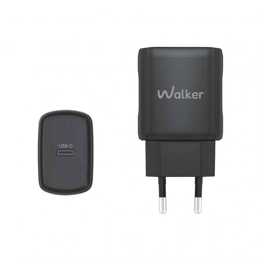 Network Charger (Adapter) WALKER WH-64 PD_25W black