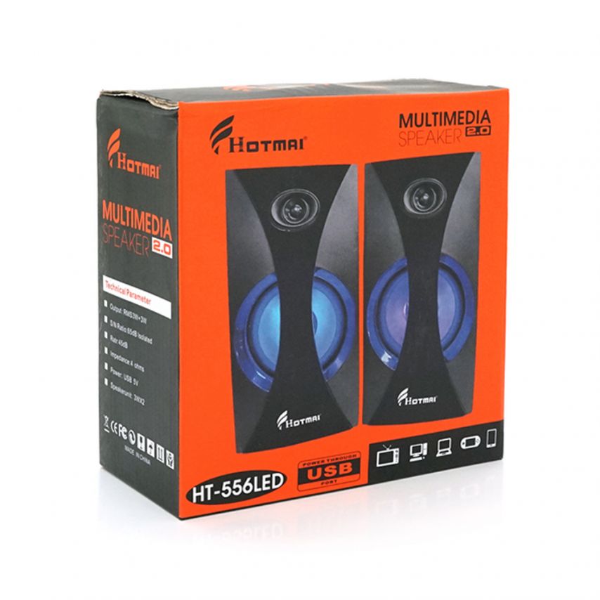 Computer Speakers A-555LED black