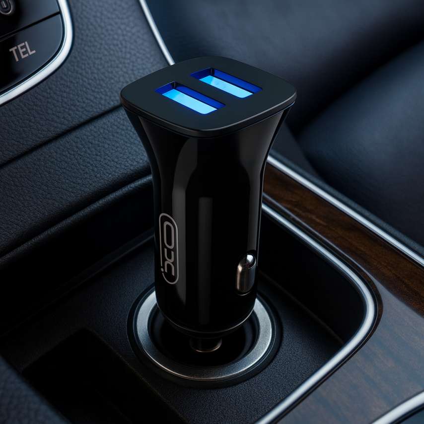 Car Charger (Adapter) XO CC31 2USB / 12W black
