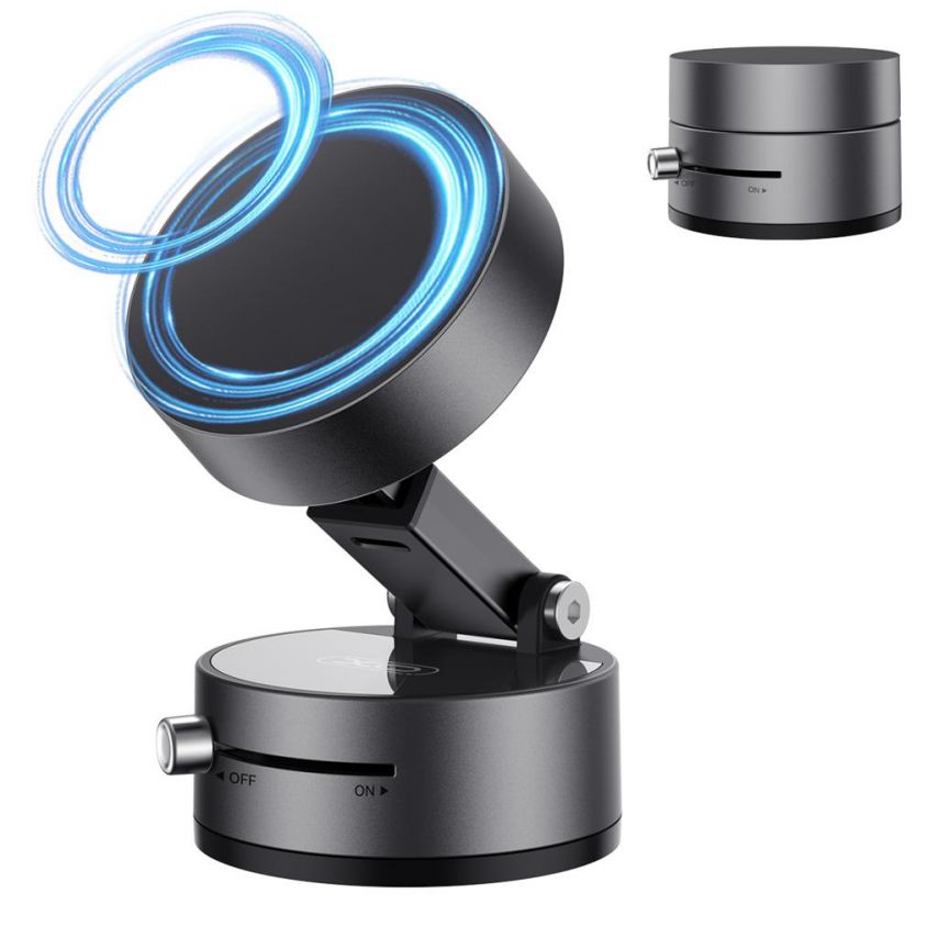 Magnetic Car Holder XO C170 with Suction Cup gray