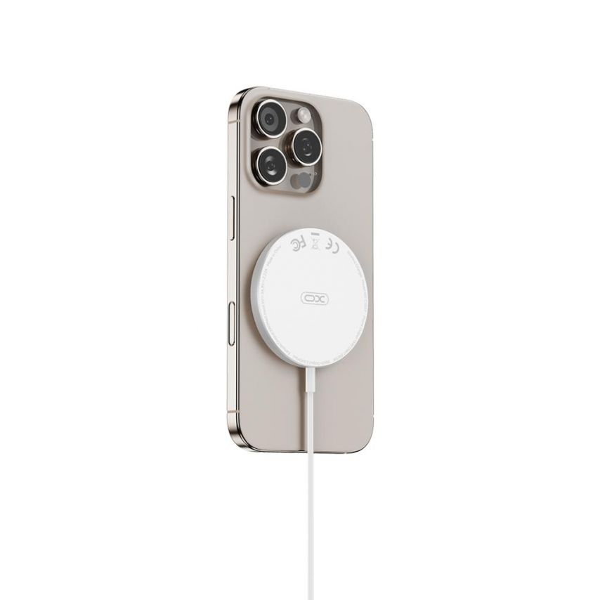 Magnetic Wireless Charger XO CX037 15W white