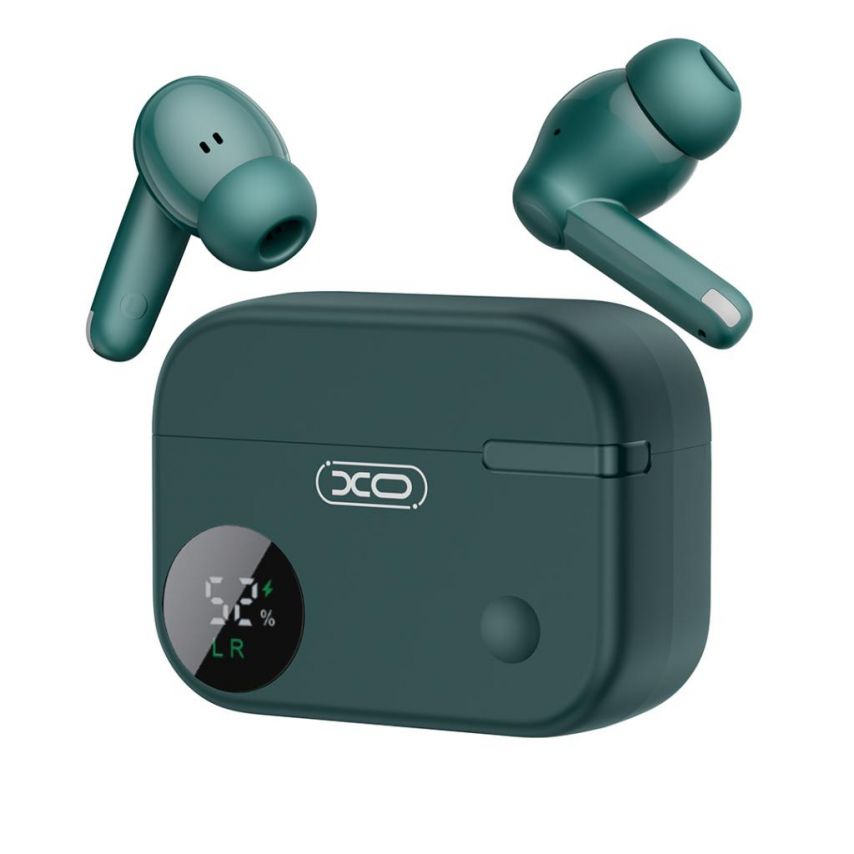 Bluetooth Earphones XO G34 ANC+ENC green