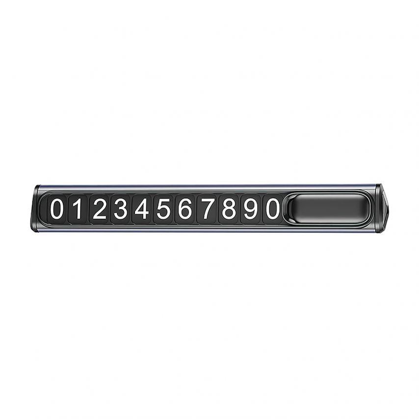 Car Parking Phone Number Sign XO C138 grey
