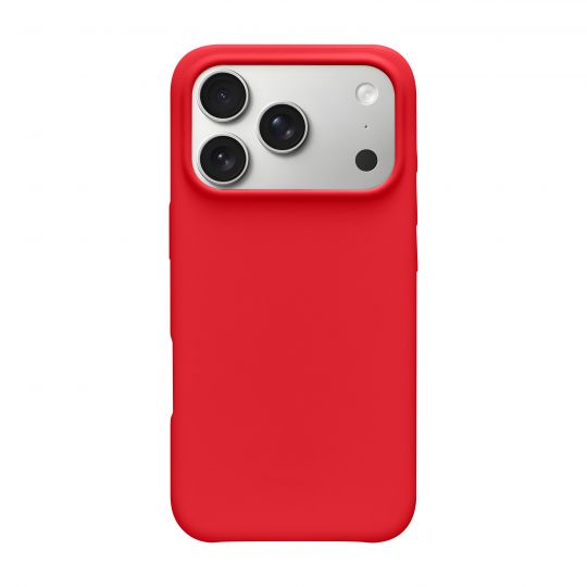 Case Full Silicone for Apple iPhone 17 Pro red (14) (without logo)