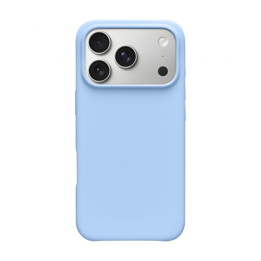 Case Full Silicone for Apple iPhone 17 Pro Max light blue (05) (without logo)