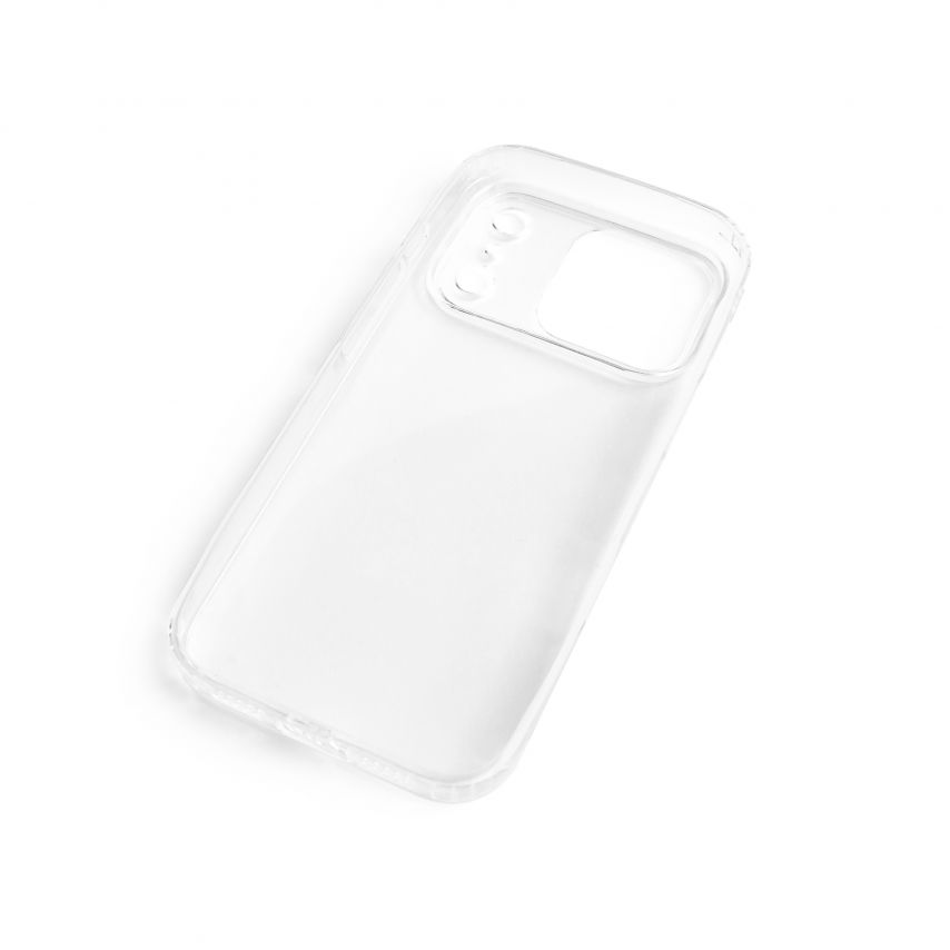 Hülle aus Silikon KST für Apple iPhone 17 Pro durchsichtig