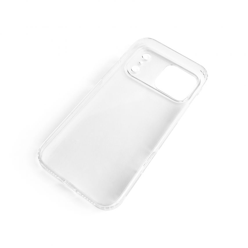 Hülle aus Silikon KST für Apple iPhone 17 Pro Max durchsichtig