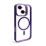 Case with MagSafe for Apple iPhone 17 with stand and camera protection violet (02)