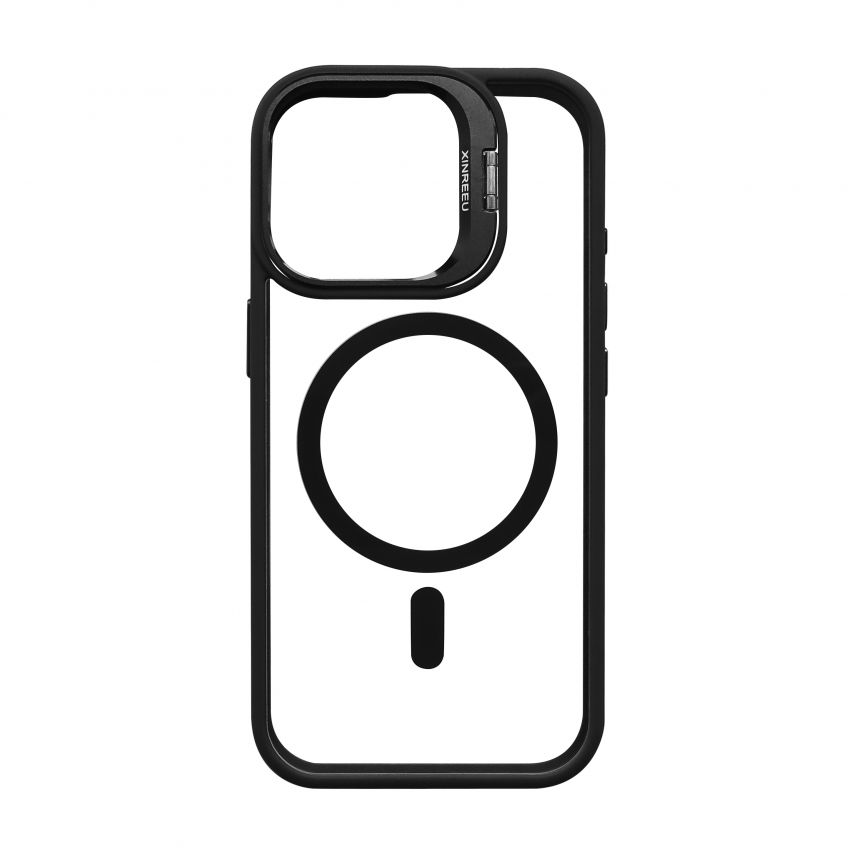 Case with MagSafe for Apple iPhone 17 with stand and camera protection black (03)