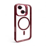 Case with MagSafe for Apple iPhone 17 with stand and camera protection bordo (05) - Buy for 6.50 € in Germany