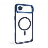 Case with MagSafe for Apple iPhone 17 Air with stand and camera protection dark blue (04)