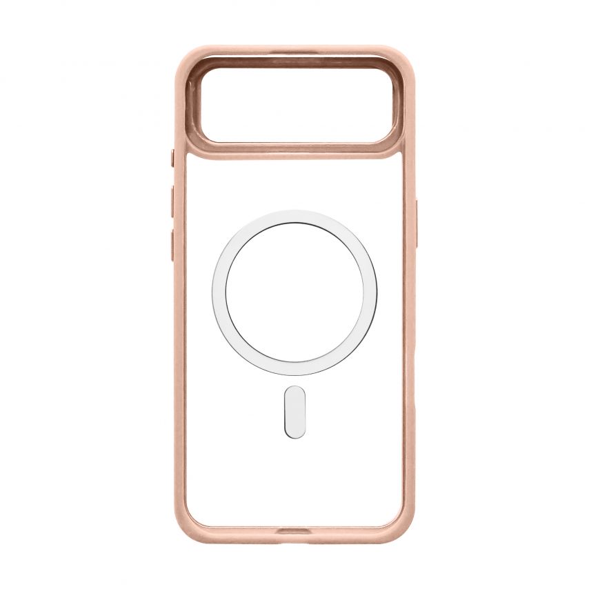 Case with MagSafe for Apple iPhone 17 Air with stand and camera protection pink (10)