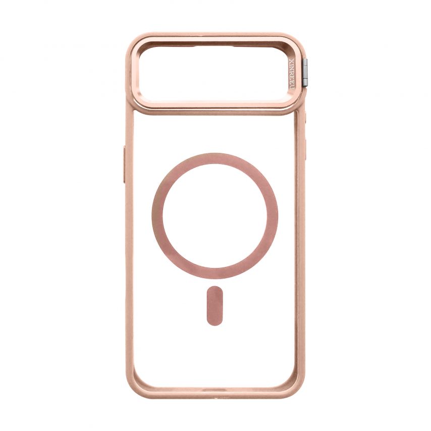 Case with MagSafe for Apple iPhone 17 Air with stand and camera protection pink (10)