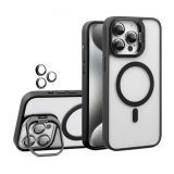 Case with MagSafe for Apple iPhone 17 Pro with stand and camera protection black (03)