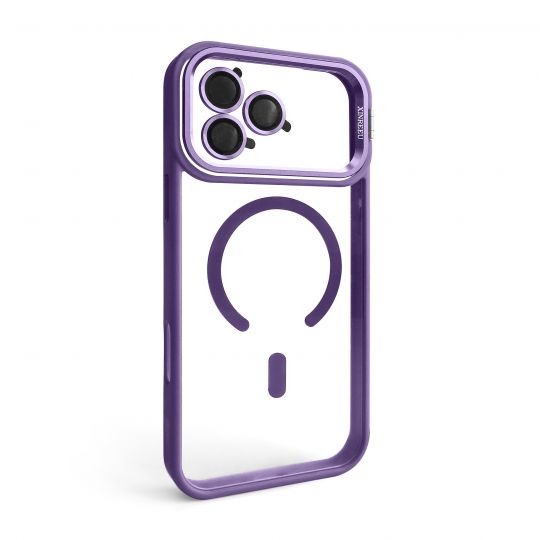 Case with MagSafe for Apple iPhone 17 Pro Max with stand and camera protection Max violet (02)