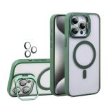 Case with MagSafe for Apple iPhone 17 Pro Max with stand and camera protection green (01) - Achetez pour 6.50 € en Allemagne