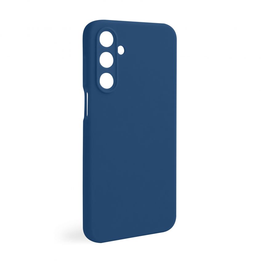 Coque Full Silicone pour Samsung Galaxy A17/A176 (2025) bleu cobalt (20) (sans logo)