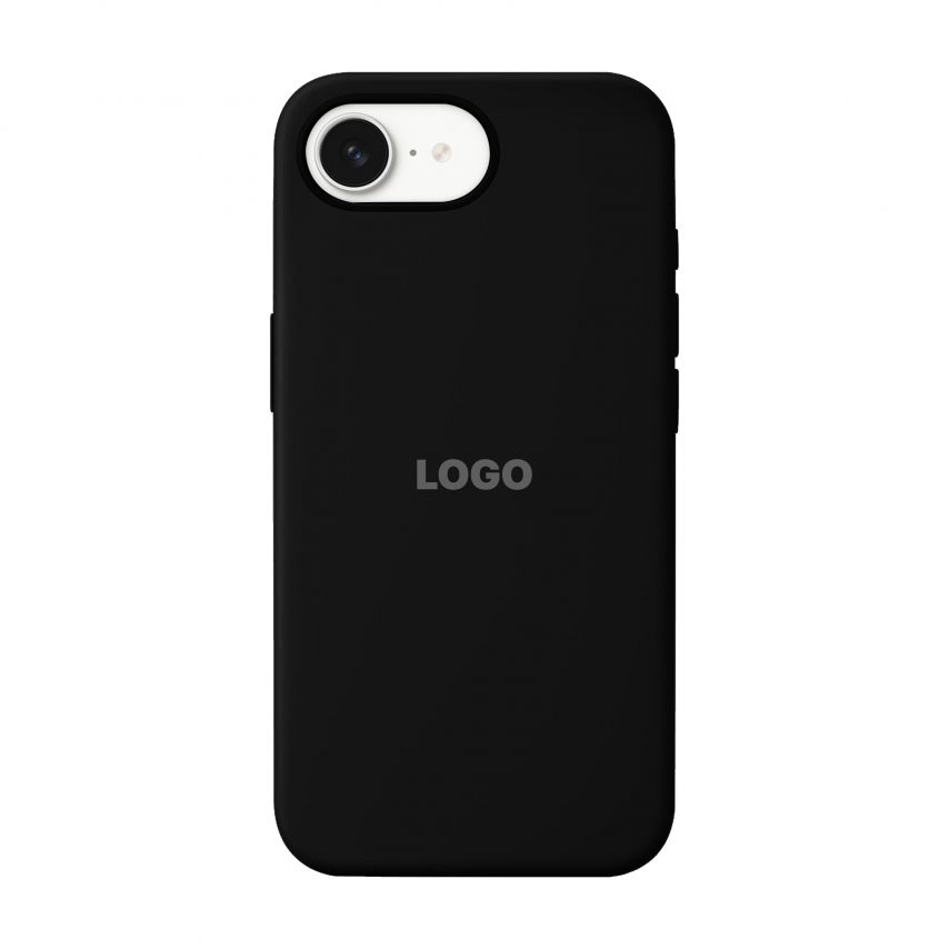 Coque intégrale en Silicone pour Apple iPhone 16e noir (18) (sans logo)