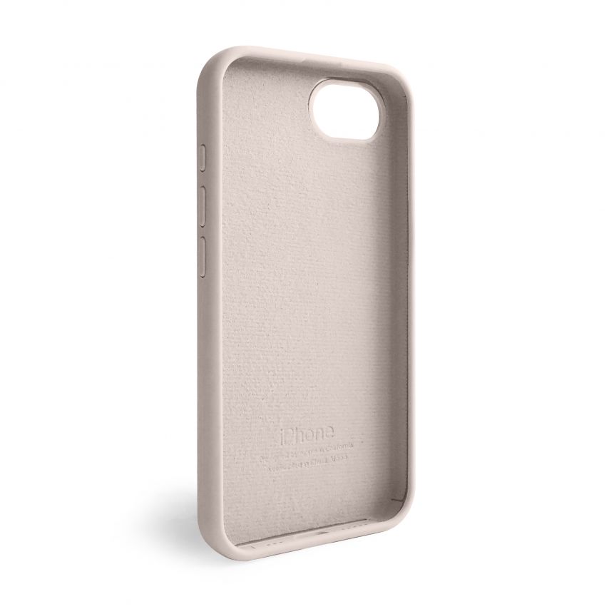 Case Full Silicone for Apple iPhone 16e grey pink (73) (without logo)