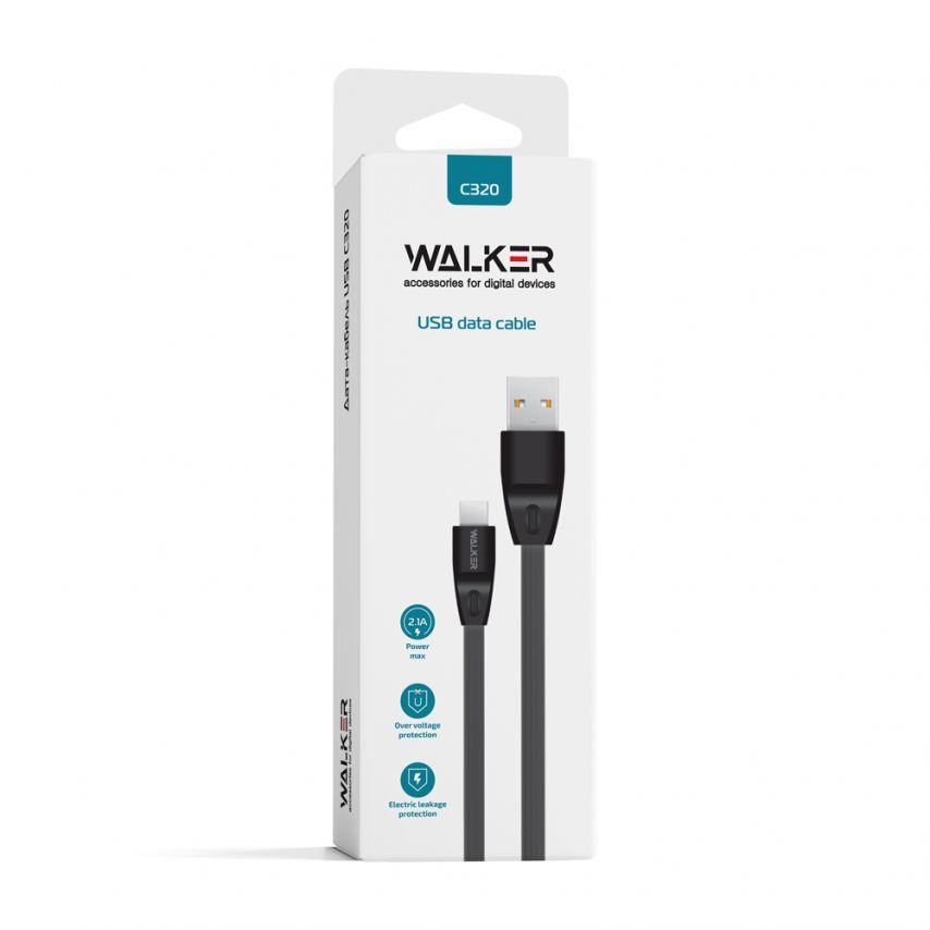 USB cable WALKER C320 Type-C black