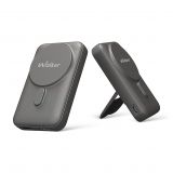 Powerbank WALKER WB-710 10000mAh Magsafe mit Datenkabel USB, Type-C, Lightning schwarz