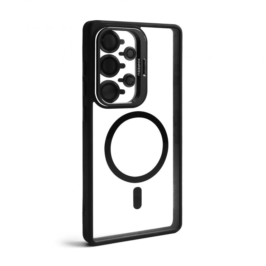 Hülle mit MagSafe für Samsung Galaxy S26 Ultra/S948 (2026) mit Ständer und Kameraschutz black (3)