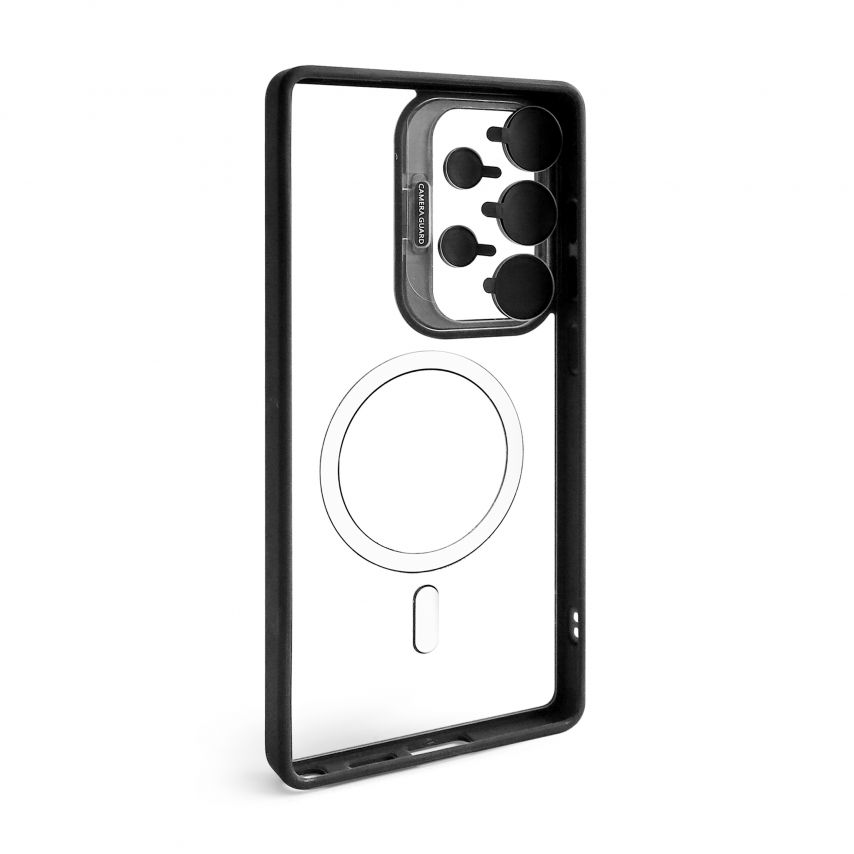 Hülle mit MagSafe für Samsung Galaxy S26 Ultra/S948 (2026) mit Ständer und Kameraschutz black (3)
