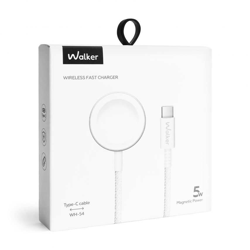 Chargeur sans fil WALKER WH-54 5W pour Apple Watch blanc