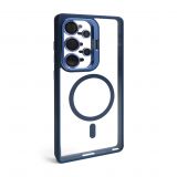 Hülle mit MagSafe für Samsung Galaxy S26 Ultra/S948 (2026) mit Ständer und Kameraschutz dark blue (04)
