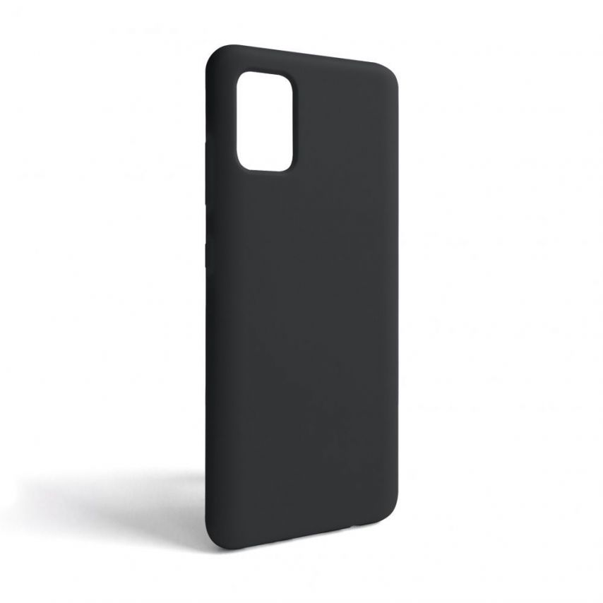 Full Silicone Hülle für Samsung Galaxy A51/A515 (2019) black (17) (ohne Logo)