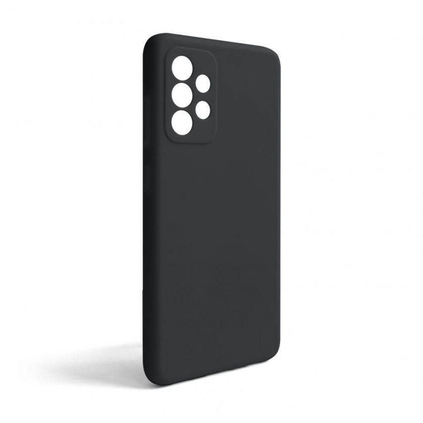 Full Silicone Hülle für Samsung Galaxy A52 4G/A525 (2021), A52 5G/A526 (2021) black (17) (ohne Logo)