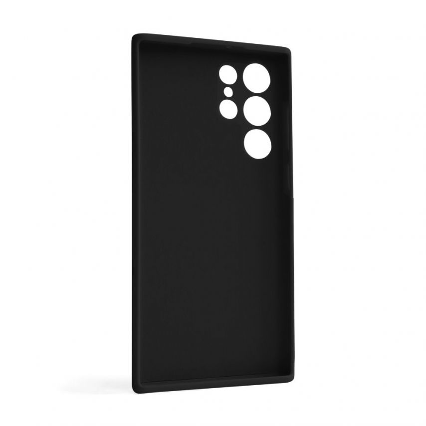 Full Silicone Hülle für Samsung Galaxy S22 Ultra/S908 (2022) black (17) (ohne Logo)