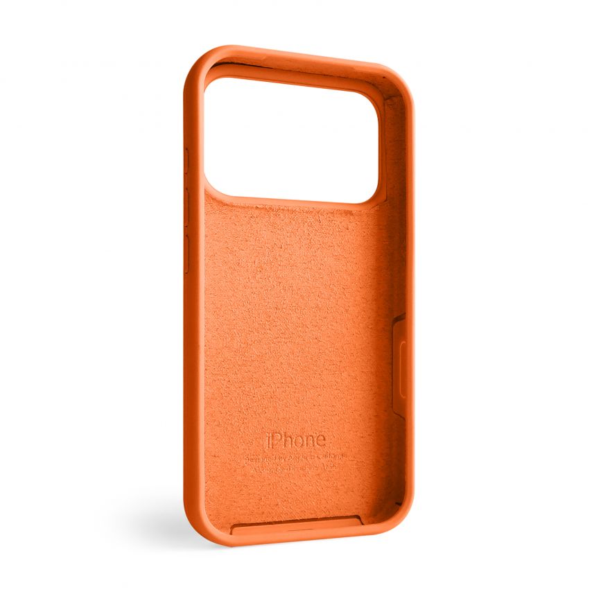 Full Silicone Hülle für Apple iPhone 17 Pro orange (89) (ohne Logo)