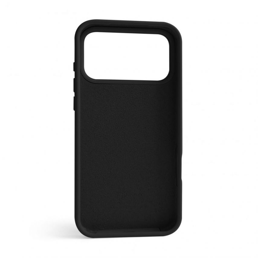 Full Silicone Hülle für Apple iPhone 17 Pro Max black (17) (ohne Logo)