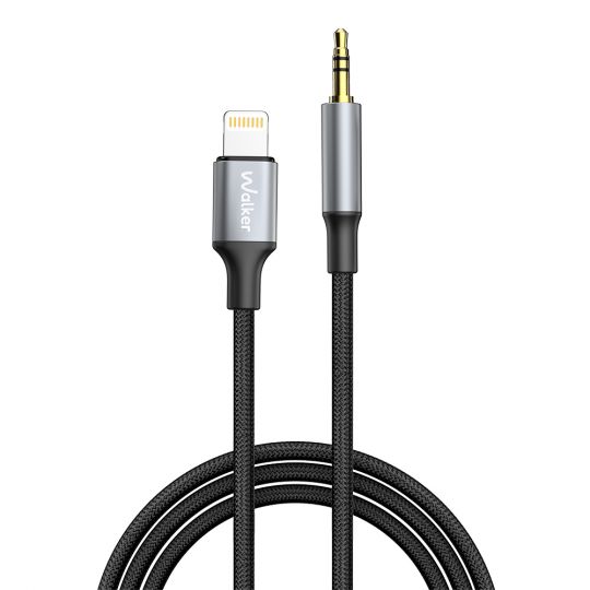 Audiokabel  WALKER A760 3.5mm - Lightning schwarz - Kaufen Sie für 5.00 € in Deutschland